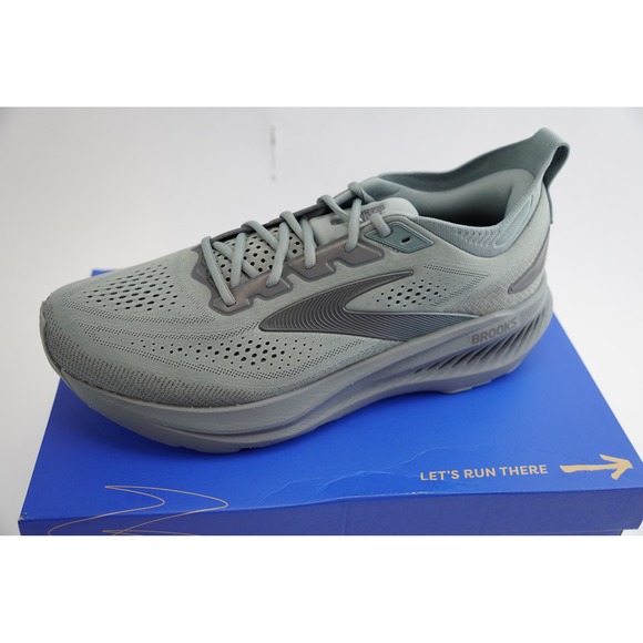 Brooks Glycerin GTS 21 Mens 12.5 Grey Blackened Pearl 1104201D096 New - Picture 2 of 5